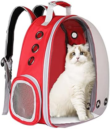 YUOCT Cat Backpack Carrier - Раница за домашни любимци, Пузырчатый Раница за Носене на Котки и раница за носене на