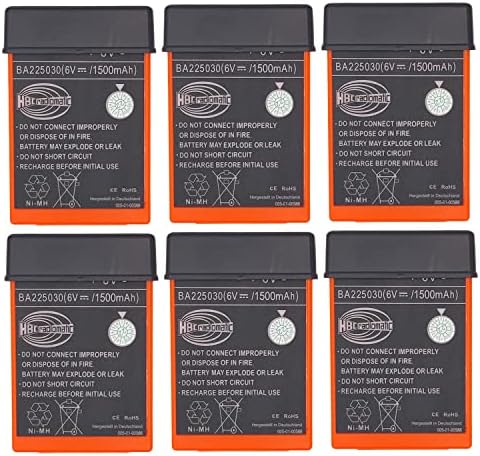 BATTEMALL 1500 mah BA225030 6 Ni-Mh Батерия за HBC Помпа Камион с Дистанционно Управление Батерия (пакет от 6)