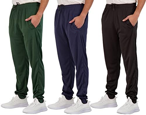 3 Опаковка: Мъжки спортни панталони hi-Tech Active Mesh, всеки ден за бягане с джобове (на разположение в