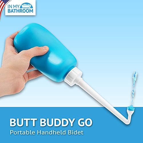 Butt Buddy Go - Портативно ръчно биде и спрей за бутилки с прясна вода (за дома, за пътуване на открито |
