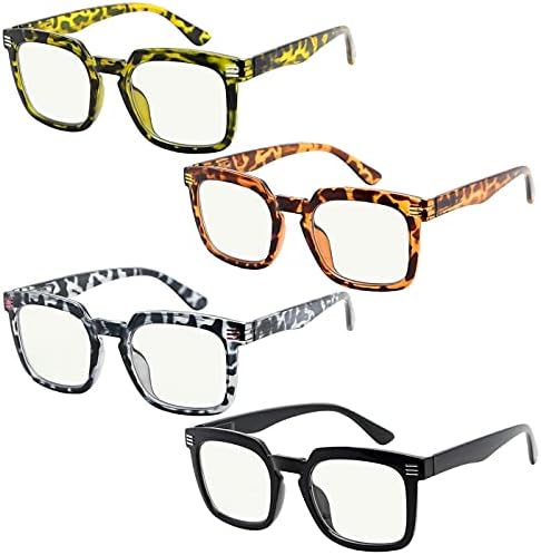 Eyekepper 4-Pack Прогресивно Многофокусные Очила За Четене, Блокиране На Синя Светлина, Женски Мультифокальные