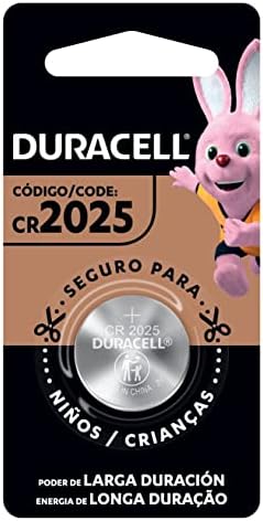 Литиева батерия Duracell - 2025 3V за монети - Батерия с дълъг период на действие - 1 брой (опаковка от 1)