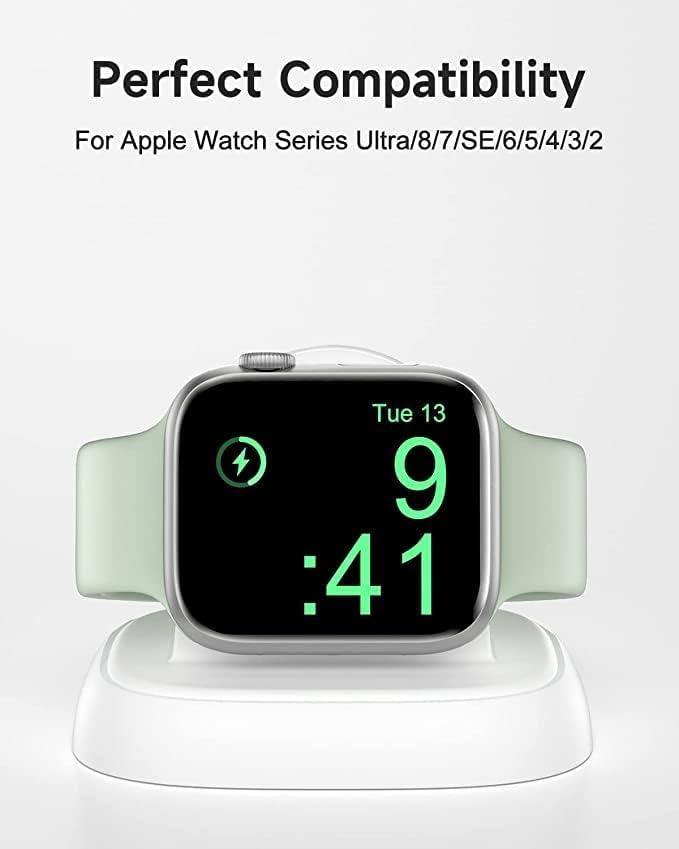 Портативна Поставка за Зарядното устройство RASEGET, Безжична Магнитна зарядно устройство за Apple Watch Ultra Series