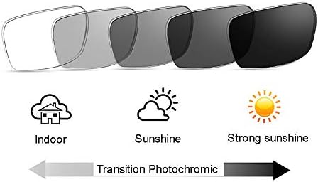 Преходни Фотохромичните Правоъгълни Мъжки Дамски Очила За Четене UV400 Sun Reader