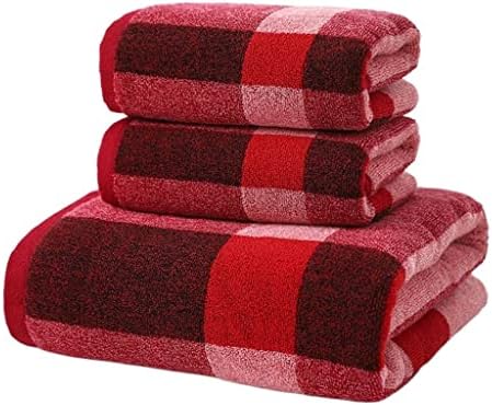 SLYNSW кърпи за баня, Комплект хавлии за баня За дома, кърпи за баня за възрастни, чисто утолщенное кърпа (Цвят: 3 бр., Размер: 72x35 см + 150x73 см)