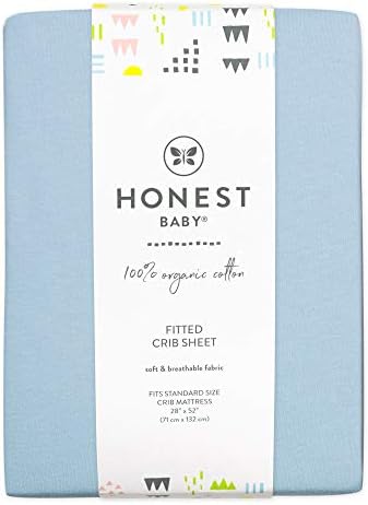 HonestBaby Детски Чаршафи за легла от Органичен Памук в 2 опаковки