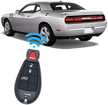 Смяна с 4 бутони, подходящи за Бесключевого достъп с дистанционно управление, Авто Ключодържател 08-2010 Chrysler