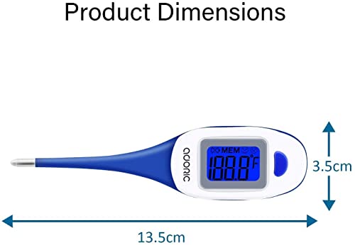 Дигитален Термометър, Точен Инструмент За Измерване на температурата на Бързо Четене, LCD дисплей, Проверка на Температурата,
