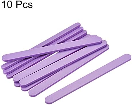 Пръчки MECCANIXITY PMMA 11,5 x 1 см за подаръци на парти със собствените си ръце, тъмно лилаво, опаковка от 10