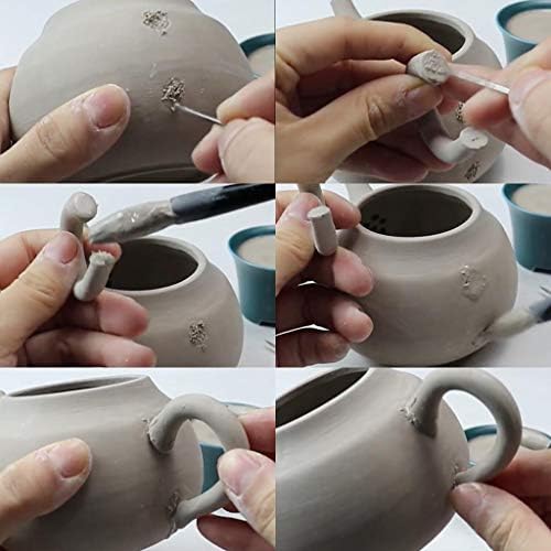 WellieSTR 1 комплект Мини 3D форми за копчета чаша от гипс, форма за химикалки с керамичен чайник, форма за diy, набор