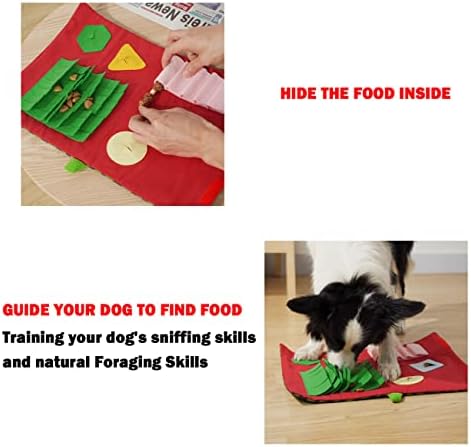 Подложка за кучета UXVA Snuffle, Интерактивен подложка за хранене от кучешки нос, играчки-пъзели за домашни кучета, Разработват Естествени умения за търсене на храна за ?