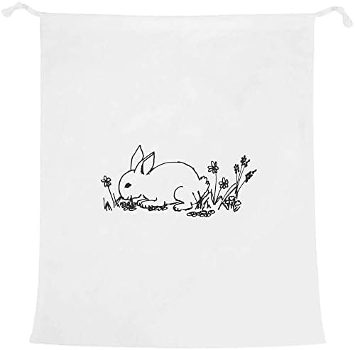 Чанта за пране и съхранение на бельо Azeeda 'Rabbit & Flowers' (LB00023084)