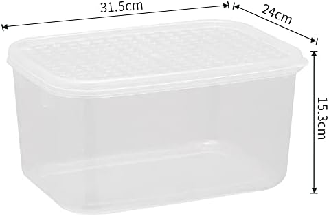 Контейнери за съхранение на храна Cetomo 10Л * 4, може да се използва в микровълнова фурна, фризер и съдомиялна машина, обяд-кутии, каси-организаторите за хладилници с ка?