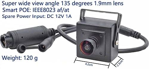 POE Камера Мини IP камера 2MP 3,6 мм Обектив за Сигурност H. 265 IP Камера POE за наблюдение на закрито P2P