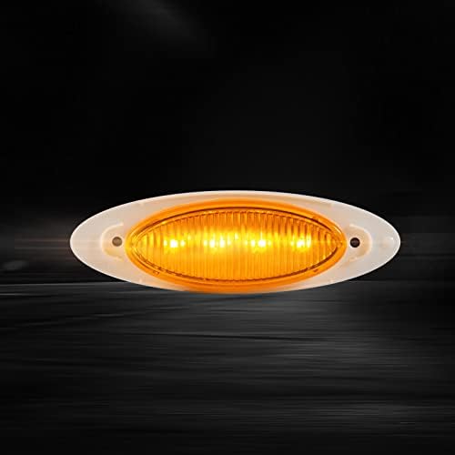 EVERESTHD LED Предни Горния Фенер Овалния Амбър Габаритный лампа с 4 светодиода, Подходящи за International LT 2017-up 12V