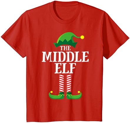 Тениска за Коледно парти в стил Средата на Елф, Подходяща За Семейна Група