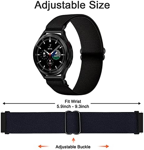 Ластични въжета за часа, съвместим с Samsung Galaxy Watch 4/Galaxy watch 5 40 мм 44 мм, Galaxy Watch 4 Classic/Galaxy