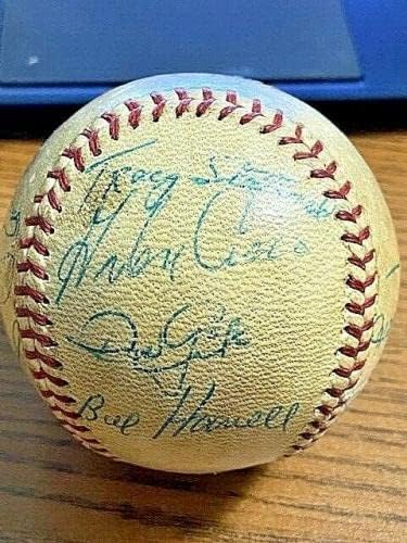 Ретро Бейзбол 1961 г. Ред Сокс 2 с Автографи на целия екип! Майк Хигинс, В Ню Йорк! Jsa - Бейзболни топки с автографи