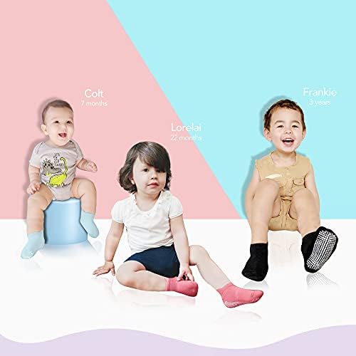 Нескользящие чорапи CozyWay с захватами - За малки момичета и Момчета, Бебета, деца, за Деца