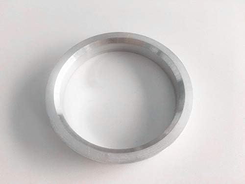 NB-AERO 4 бр. Сребристи Алуминиеви пръстени от 60 мм (колелце) до 54,1 мм (Ступица) | Централно пръстен Hubcentric от 54,1 мм до 60 мм, за много Mazda Toyota