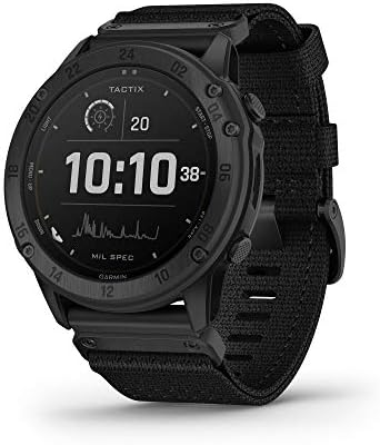 Garmin tactix Delta Solar, Специализирани тактически часовник с възможност за зареждане от слънчева батерия, Произведени в съответствие с военните стандарти, съвместими с ур?