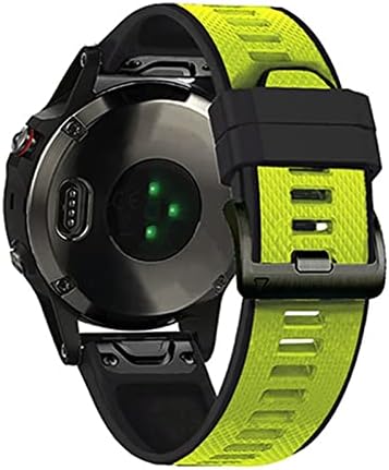 AFKGRXF 26-22 мм Быстросъемный каишка за часовник Garmin Fenix 7 7X Easyfit Силиконов каучук Wirstband (Цвят: черен, Червен,