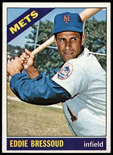 1966 Топпс # 516 Еди Брессуд Ню Йорк Метс (Бейзболна картичка) БИВШ Метс