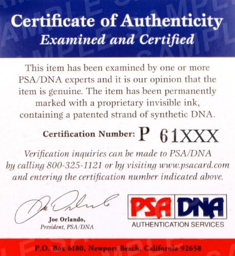 Автентичен автограф с индекс на PSA / ДНК Хари Симпсън 3x5 - Издълбани подпис MLB
