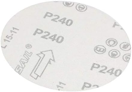 Новият диск за шлайфане Lon0167 диаметър от 5 инча с шкурка 240, надеждна ефективна Флокированная шкурка 20pcs