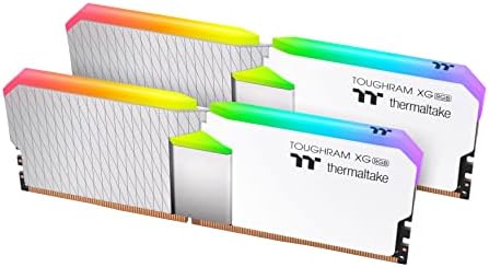 Thermaltake TOUGHRAM XG RGB White DDR4 4000 Mhz 64 GB C19 (32 GB x 2) 16,8 Милиона цвята RGB Алекса/Razer Chroma/5V дънна Платка