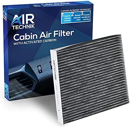 Въздушен филтър на купето AirTechnik CF10381 с Активен въглен | За Hyundai Azera 2006-2008, Santa Fe 2007-2009,