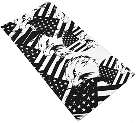 Американското Кърпа за лице с орлиным Флага на САЩ, Кърпи Премиум-клас, Гъба, Кърпа за миене на спа центъра на Хотела