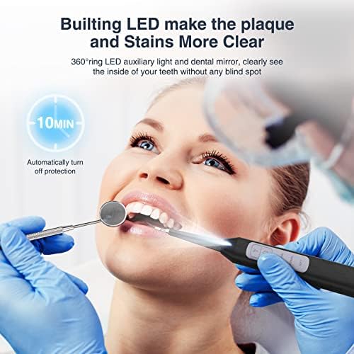 Премахване на зъбната плака, Електрически Комплект За Почистване, Препарат За Миене на Зъбите с Огледало за устата