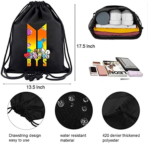 Подаръчни комплекти KINON BTS, Включително раница-чанта за съвсем малък, Калъфка, Маски за лице, Лъскавите етикети BTS,