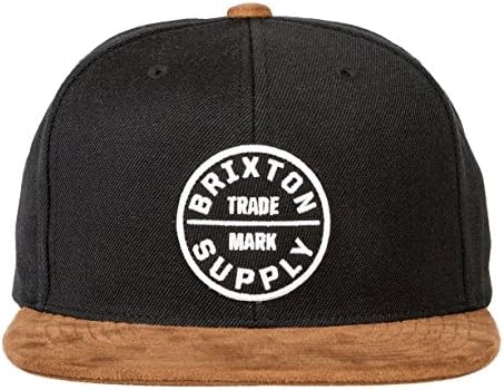 Мъжка бейзболна шапка Brixton Oath III Среден профил с регулируема облегалка, Черен / Мед
