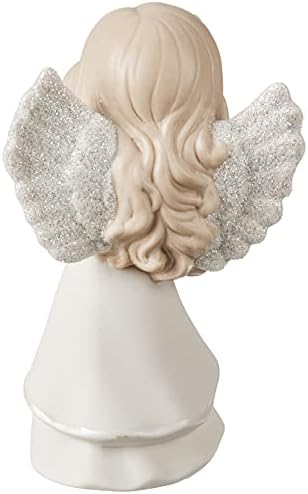 Порцеланова Статуетка на Ангел Bisque със Скъпоценни Моменти за Потвърждение 163052