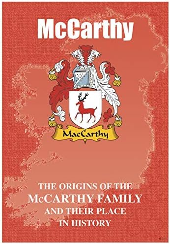 Книжка за историята на ирландската фамилия I LUV ООД McCarthy, разказва За произхода на името на Този известен
