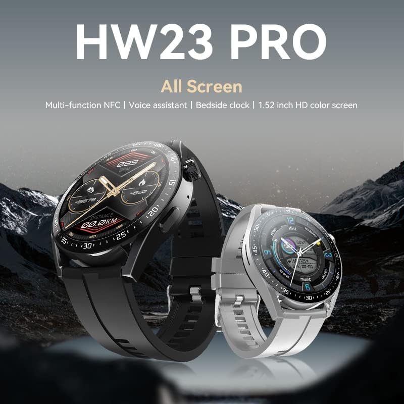 2022 Нови умен часовник HW23 PRO Мъжки 1,52 Цветен с висока Разделителна способност с по-Голям екран, NFC Смарт Часовник