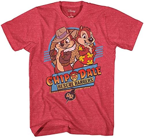 Мъжка тениска Disney Rescue Rangers Чип и Дейл 90-те години