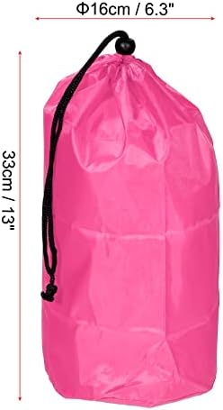 Чанта от съвсем малък За съхранение на дрехи PATIKIL, Ултра Голяма Чанта-Органайзер за Одеяла с Каишка за Къмпинг Дома, Розов