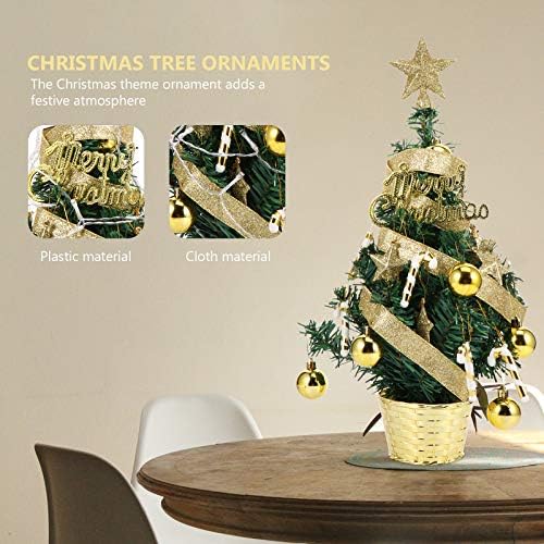 VALICLUD Коледен Мини Коледно Дърво Десктоп Декоративна Украса на Подарък