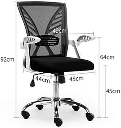 ygqbgy Обикновен Офис стол, Тренировъчен стол, Офис Въртящо се кресло, Компютър, стол, Домакински Подвижен стол за конферентни персонал (Цвят: A)