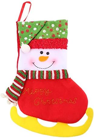DOITOOL 1 бр. Подвесная Чанта за Отглеждане Дизайнерски Калъф (Снежен човек на ски) Коледен Декор