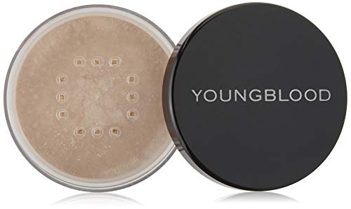 Youngblood Clean Luxury Cosmetics Натурална Ронлив Минерална основа, Перлена | Ронлив компактна пудра За