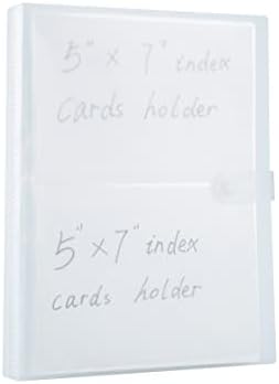 YOAVIP Държач за Карти 5x7 Прозрачен Пластмасов Органайзер Листове Корици за Книги, От 40 Страници с Капацитет 160 Карти
