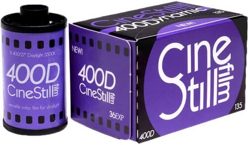 CineStill Film 400Dynamic Color Негативна филм | 35 мм рулонная филм, комплект от 36 експозиции (5 ролки)