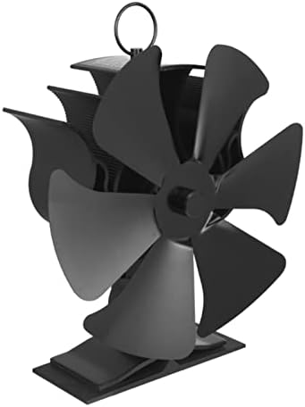 Камина фен SYXYSM 2-в-1, 6-Дымоходный вентилатор, без захранване, Безшумен Печной Вентилатор с топлинна хранене за изгаряне на
