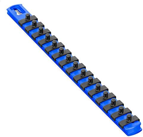 ERNST 13-Инчов титуляр за контакти с 15 скоби Twist Lock размер 1/4 инча, синьо (8417-Blue-1/4)
