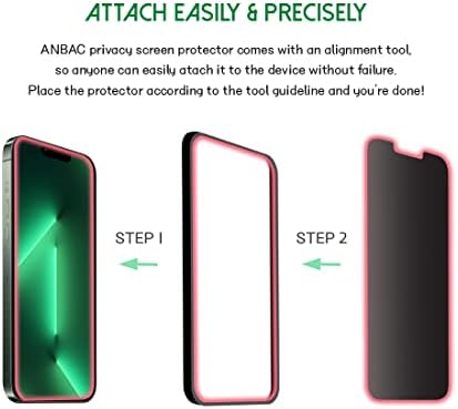 ANBAC Съвместим за Apple iPhone 14Plus/13Promax Защитно фолио за екрана с блокиране на синя светлина, Защитно