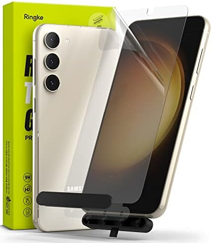 Стъкло Ringke [Небьющееся покритие], съвместимо с предпазно фолио Samsung Galaxy S23 Plus 5G, Многослойно